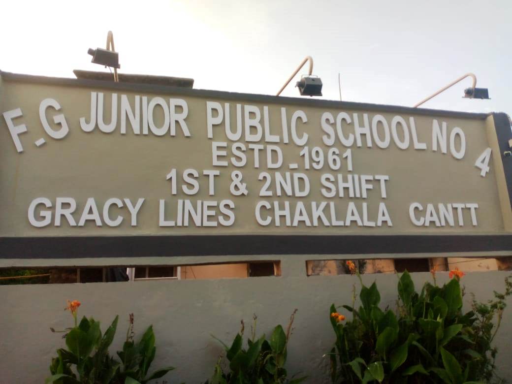 FG Junior Public School No.4 Gracy Line Chaklala Cantt